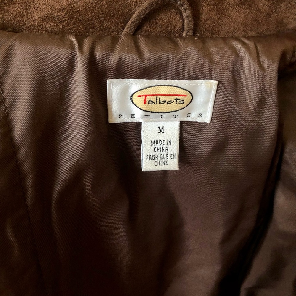 Talbots Suede Jacket - Picture 4 of 4
